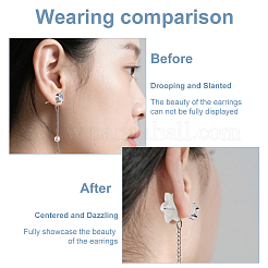 30Pcs 6 Colors Acrylic Ear Nuts&nbsp;FIND-HS0002-43
