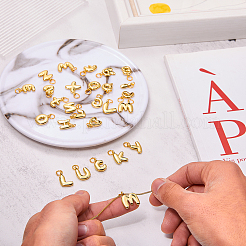 26Pcs 26 Styles Rack Plating Brass Pendants&nbsp;KK-SZ0002-56
