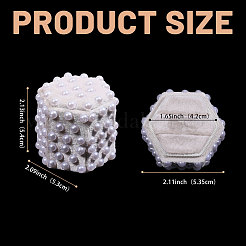 Velvet Couple Ring Boxes&nbsp;VBOX-WH0019-001