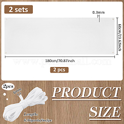 2 Sets Oxford Cloth Blank Banner Background Cloth&nbsp;FIND-BC0019-83B