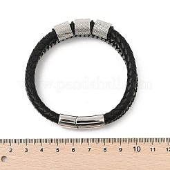 Braided Leather Multi-strand Bracelets&nbsp;BJEW-Z081-15P