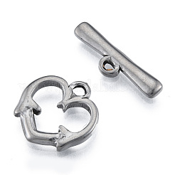 Non-Tarnish 304 Stainless Steel Toggle Clasps&nbsp;STAS-N092-184