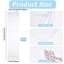 Transparent PVC Resealable Packaging Bags&nbsp;ABAG-SP0001-04C