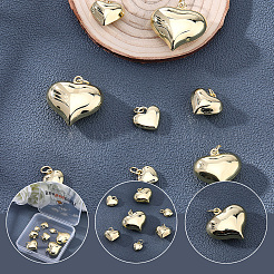10Pcs 5 Styles Brass Pendants&nbsp;KK-BBC0024-85