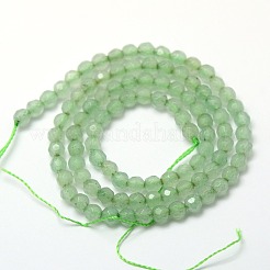 Natural Green Aventurine Beads Strands&nbsp;X-G-M037-4mm-01
