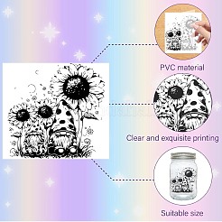 PVC Lamp Film for DIY Colorful Light Hanging Lamp Frosted Glass Jar&nbsp;DIY-WH0505-031