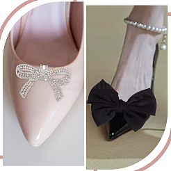 8Pcs 4 Styles Detachable Alloy Rhinestone Shoe Buckle Clips&nbsp;FIND-HY0003-90P