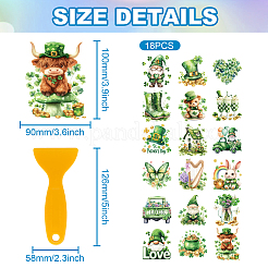 18Pcs Plastic Silhouette Paper&nbsp;DIY-WH0610-019