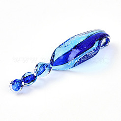 Handmade Gold Sand Lampwork Big Pendants&nbsp;LAMP-T023-09B