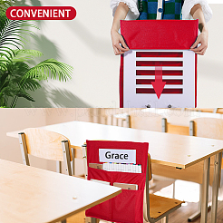 Oxford Cloth Chair Back Storage Buddy Pocket Chart&nbsp;AJEW-WH0314-191B