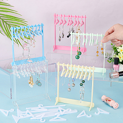 6 Sets 6 Styles Acrylic Earring Display Stands&nbsp;EDIS-PH0001-71