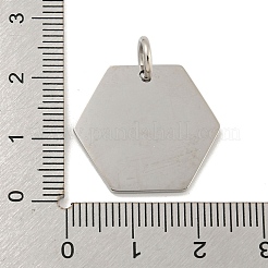 304 Stainless Steel Rhinestone Pendants&nbsp;STAS-P356-34P