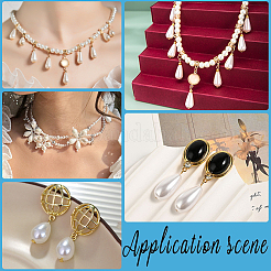 300Pcs ABS Plastic Imitation Pearl Charms&nbsp;KY-SP0001-10