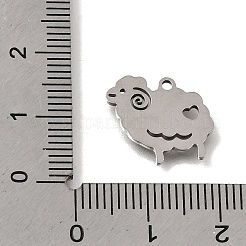 201 Stainless Steel Pendants&nbsp;SA-CBA5D64-09P