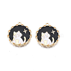Alloy Enamel Pendants&nbsp;ENAM-N055-102A