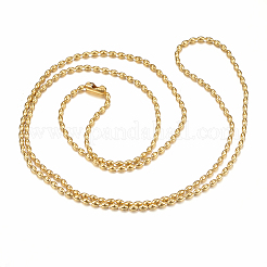 304 Stainless Steel Ball Chain Necklaces Making&nbsp;X-MAK-I008-03G-A02
