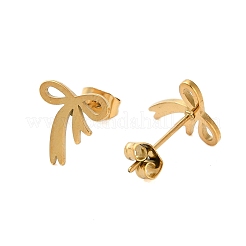 Plating 304 Stainless Steel Stud Earrings for Women&nbsp;EJEW-S233-01G-02