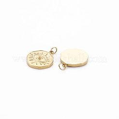 Ion Plating(IP) 304 Stainless Steel Pendant Rhinestone Settings&nbsp;STAS-N097-123LG