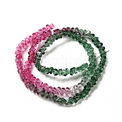Transparent Glass Bead Strands&nbsp;GLAA-H023-02J
