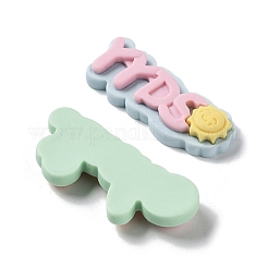 Opaque Resin Cabochons&nbsp;CRES-M026-06