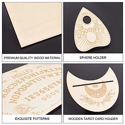 Wooden Witch Craft Sets&nbsp;DJEW-WH0063-29C