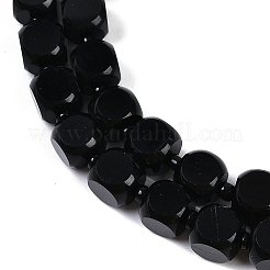 Natural Black Onyx(Dyed & Heated) Beads Strands&nbsp;G-B125-F01-01