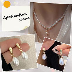 60Pcs ABS Plastic Imitation Pearl Charms&nbsp;KK-BBC0023-54