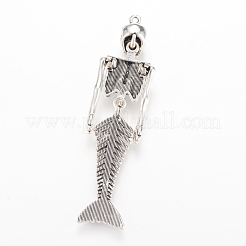 Tibetan Style Alloy Big Pendants&nbsp;X-TIBE-Q067-01AS-RS