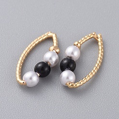 Real 18K Gold Plated Brass Linking Rings&nbsp;KK-L180-101B-G