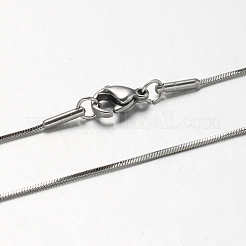 304 Stainless Steel Snake Chains Necklaces&nbsp;STAS-F094-24