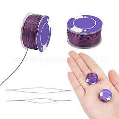2 Rolls Special Coated Polyester Beading Threads&nbsp;OCOR-NB0002-06F
