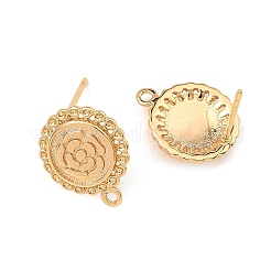 SHEGRACE Brass Stud Earring Findings&nbsp;XGRQ6M401-904G