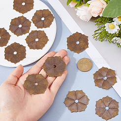 12Pcs Brass Handle Washers&nbsp;DIY-FH0010-54B-AB