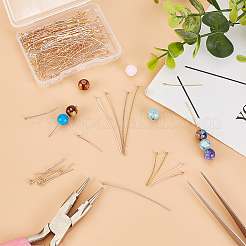 200Pcs 20 Styles Brass Ball Head Pins&nbsp;KK-BC0009-20