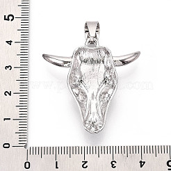 Brass and Synthetic Turquoise Pendants&nbsp;KK-T079-03A-P