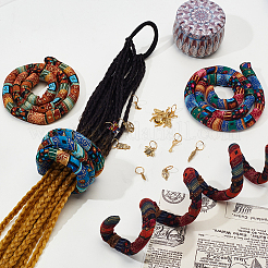 Alloy Dreadlocks Decorative&nbsp;HJEW-GA00075