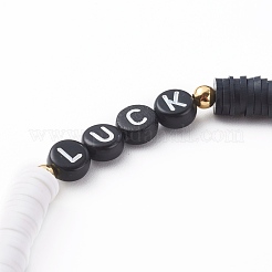 Polymer Clay Heishi Beaded Mobile Straps&nbsp;HJEW-JM00466