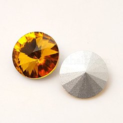 Glass Pointed Back Rhinestone&nbsp;RGLA-D001-16mm-M