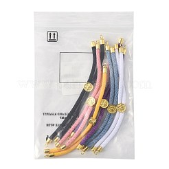 6Pcs 6 Colors Nylon Cords Bracelet Makings Fit for Connector Charms&nbsp;AJEW-FS0001-39