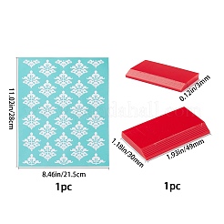 2Pcs Self-Adhesive Silk Screen Printing Stencil&nbsp;DIY-GF0004-15