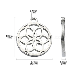 304 Stainless Steel Charms&nbsp;STAS-CJC0008-21P