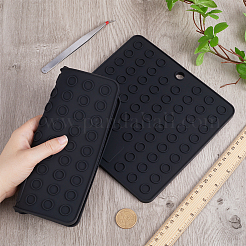 2Pcs Square Silicone Hot Mats for Hot Dishes&nbsp;AJEW-GF0008-26D