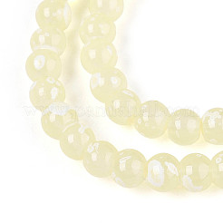 Baking Paint Glass Beads Strands&nbsp;DGLA-N015-4mm-08