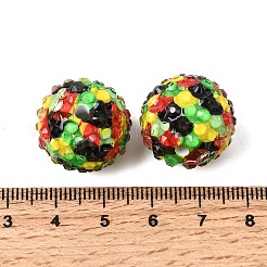 Opaque Acrylic & Resin Rhinestone Beads&nbsp;OACR-G062-02D