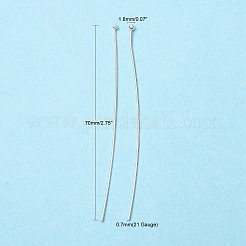 100Pcs Brass Ball Head Pins&nbsp;KK-YW0002-42S