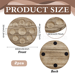 Wood Essential Oil Bottle Holder&nbsp;WOOD-WH0064-02
