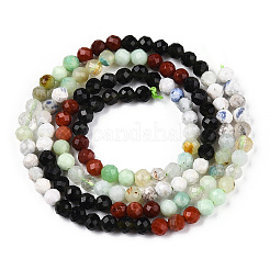 Natural Mixed Gemstone Beads Strands&nbsp;G-D080-A01-02-08