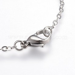 Brass Real Platinum Plated Cable Chains Bracelets&nbsp;BJEW-JB03974-02