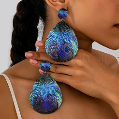 Zinc Alloy Dangle Stud Earrings&nbsp;WG5F747-01
