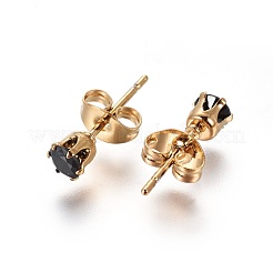 304 Stainless Steel Stud Earrings&nbsp;EJEW-I229-02G-A